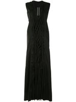 Rick Owens robe longue ample - Noir