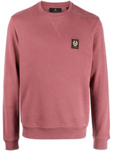 Belstaff sweat en coton à patch logo - Rouge