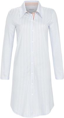 Stippen en strepen doorknoop nachthemd Stippen en strepen doorknoop nachthemd