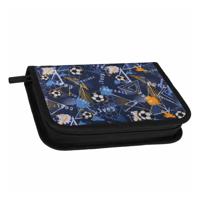 Etui met Accessoires Voetbal Blauw, 25dlg.