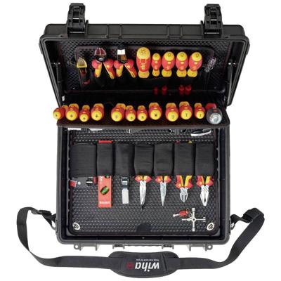 Wiha Gereedschapskoffer (gevuld) 81-delig Electricien, Handwerker, Leerling, Professioneel, VDE (l x b x h) 510 x 420 x 220 mm