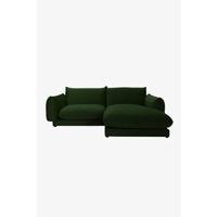 Sissy-Boy Countess 3-zits bank chaise longue rechts Dark green