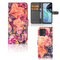 Motorola Moto G72 Hoesje Bosje Bloemen | Portemonnee hoesje