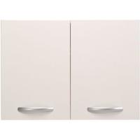 Spring - Keukenwandmeubel met afdruiprek - 2 deuren - L80 x D35,6 x H57,9 cm - Wit - Parisot