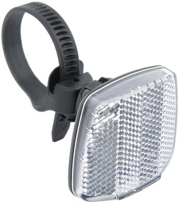 Busch & Muller Voorreflector met schroefbeugel wit