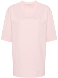 Acne Studios t-shirt en coton à logo imprimé - Rose