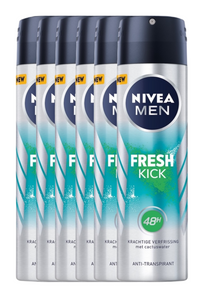 Nivea Men Fresh Kick Anti-Transpirant Spray Voordeelverpakking