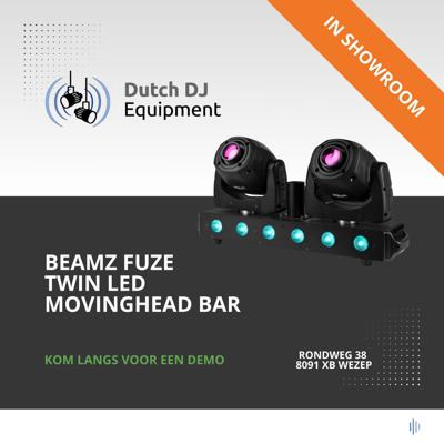 Beamz Fuze Twin LED Movinghead Bar