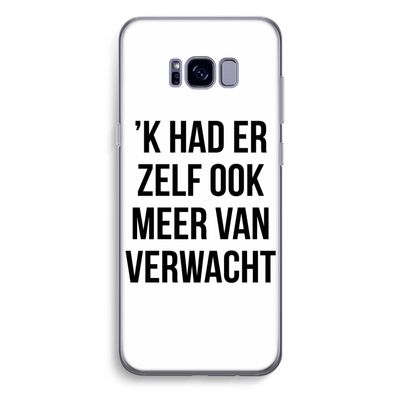 Meer verwacht: Samsung Galaxy S8 Plus Transparant Hoesje
