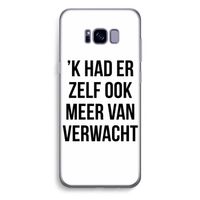 Meer verwacht: Samsung Galaxy S8 Plus Transparant Hoesje Meer verwacht: Samsung Galaxy S8 Plus Transparant Hoesje