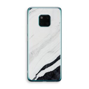 Elegante marmer: Huawei Mate 20 Pro Transparant Hoesje