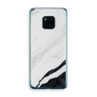 Elegante marmer: Huawei Mate 20 Pro Transparant Hoesje
