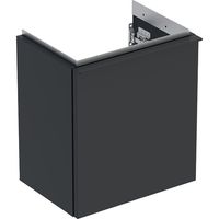 Geberit iCon fonteinonderkast 37x41.5x27.9cm 1 deur rechtsdraaiend met softclose Spaanplaat lava mat 502300JK1 - thumbnail