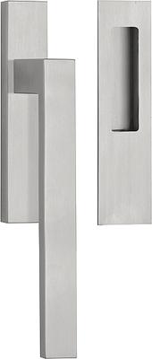 Formani hefschuifdeurbeslag Square LSQ231Y - mat RVS