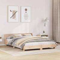 Bedframe zonder matras massief grenenhout 150x200 cm