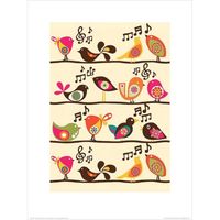 Kunstdruk Valentina Ramos - Singing Birds 30x40cm