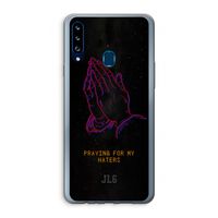 Praying For My Haters: Samsung Galaxy A20s Transparant Hoesje Praying For My Haters: Samsung Galaxy A20s Transparant Hoesje