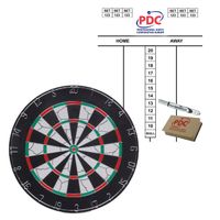 Dartbord Longfield set compleet dia 45 cm met een scorebord set - thumbnail