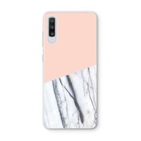 A touch of peach: Samsung Galaxy A70 Transparant Hoesje