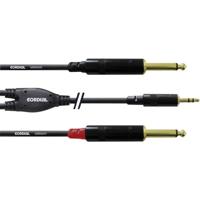 CORDIAL 6 M REAN 3,5 MM/2X 6,3 MM