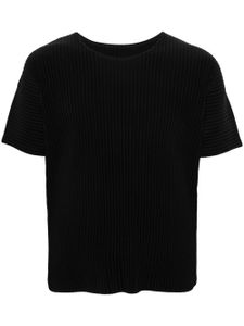 Homme Plissé Issey Miyake t-shirt à col rond - Noir