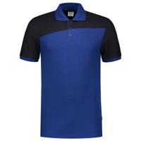 Tricorp Workwear 202006 Bicolor Naden unisex poloshirt Koningsblauw Marine M