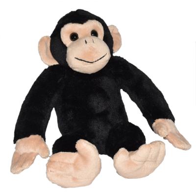 Wild Republic Chimpansee aap - 20 cm - pluche knuffel - apen