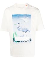 Heron Preston t-shirt à imprimé Censored Heron - Blanc