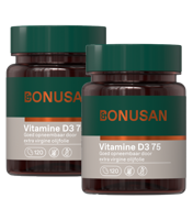 Bonusan Vitamine D3 75 Capsules Duoverpakking