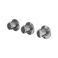 Afbouwdeel IVY Pact Inbouwthermostaat 2 Stopkranen Symmetry Met Ronde Rozetten Chroom IVY Afbouwdeel IVY Pact Inbouwthermostaat 2 Stopkranen Symmetry Met Ronde Rozetten Chroom IVY