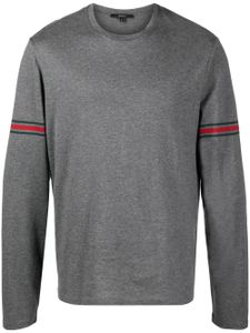 Gucci t-shirt en coton à rayures - Gris