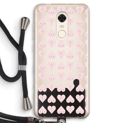 Ass 'n Titties: Xiaomi Redmi 5 Transparant Hoesje met koord