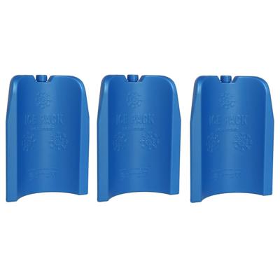 Gerimport Koelelement - 4x stuks - 300 ml - 17 cm - blauw - voor fles of blikjes