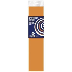 Crepe papier neon oranje 250 x 50 cm knutsel materiaal   -