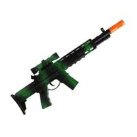 Marinier/militair speeldgoed - verkleed/wapen machinegeweer - groen mix - 44 cm - soldaten - leger