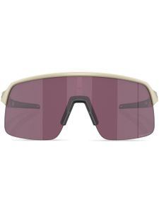 Oakley lunettes de soleil à monture couvrante - Marron