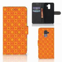 Samsung Galaxy A6 Plus 2018 | Telefoon Hoesje | Batik Oranje