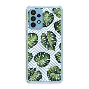 Geometrische jungle: Samsung Galaxy A52 Transparant Hoesje