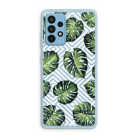 Geometrische jungle: Samsung Galaxy A52 Transparant Hoesje