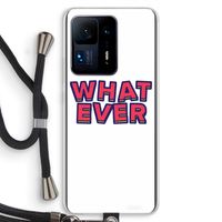 Whatever: Xiaomi Mi Mix 4 Transparant Hoesje met koord