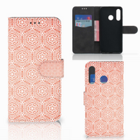 Huawei P30 Lite (2020) Telefoon Hoesje Pattern Orange - thumbnail