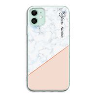 Marmer in stijl: iPhone 11 Transparant Hoesje