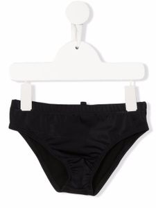 DSQUARED2 KIDS slip de bain à logo imprimé - Noir