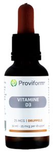 Proviform Vitamine D3 25mcg Druppels 30ml