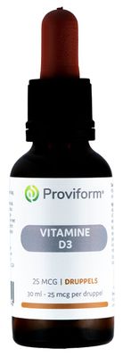 Proviform Vitamine D3 25mcg Druppels 30ml