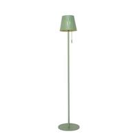 QAZQA Buiten vloerlamp groen incl. LED 3-staps dimbaar op solar - - thumbnail