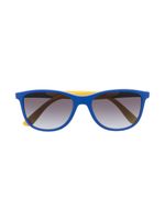 RAY-BAN JUNIOR lunettes de soleil à monture ronde bicolore - Bleu