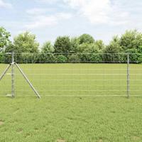 Weidehekwerk Zilver 25 x 0.8 m Gegalvaniseerd staal