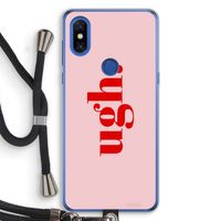 Ugh: Xiaomi Mi Mix 3 Transparant Hoesje met koord