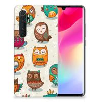 Xiaomi Mi Note 10 Lite | TPU Hoesje | Vrolijke Uilen